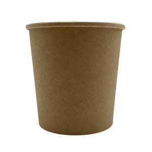Chinese Take Out Disposable Paper Soup Bowls To Go Containers